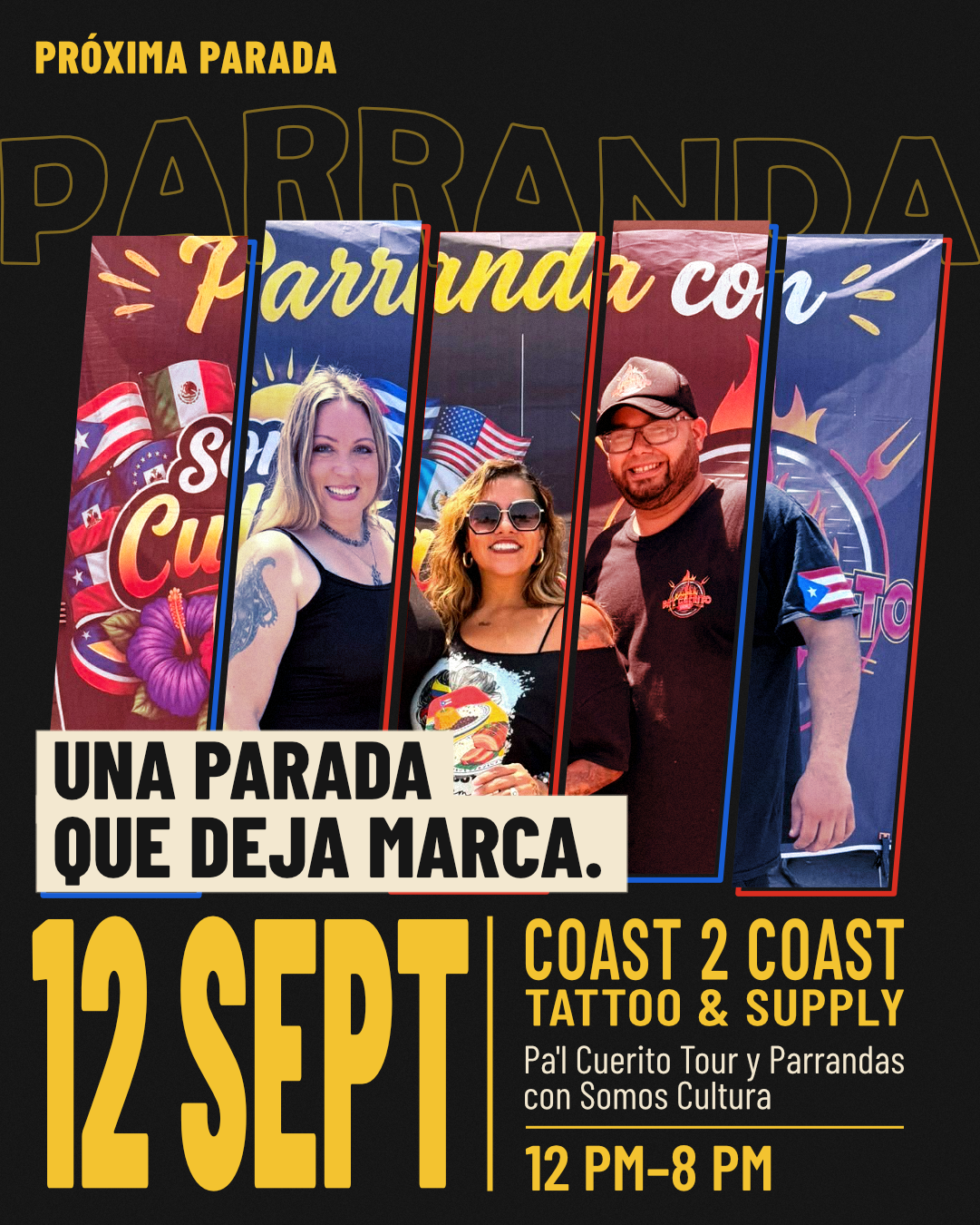 Somos Cultura Parranda campaign flyer designed by Thirty3 Digital Designs